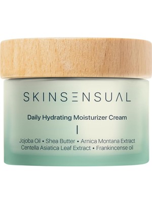 Skin Sensual Daily Hydrating Moisturizer Cream Jojoba Oil Shea Butter 24 Saat Etkili Nemlendirici
