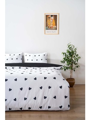 Mini Kalpler Çift Kişilik Nevresim Takımı