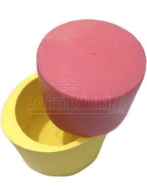 Şeklinde Silikon Mum Kokulu Taş ve Sabun Kalıbı 6X6X5 cm Mum-01