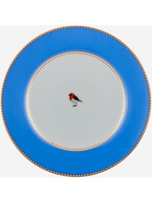 Pip Studio Love Birds Mavi Porselen Pasta Tabağı 17 cm