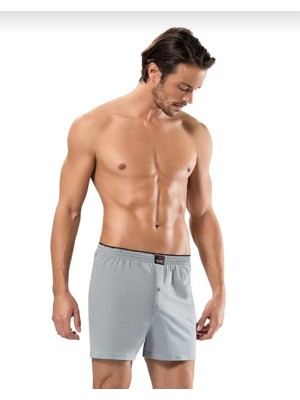 Erdem 1400 Erkek Penye Düz Renk Boxer 3 Adet