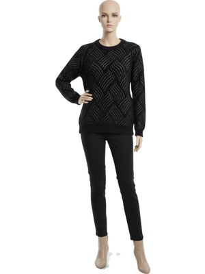 Seyteks Kadın Triko Kazak Oversize Fit | Yumuşak Dokulu Kışlık Şık Model