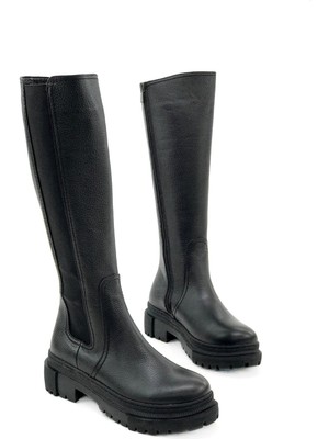 Puynas Kadın Günlük Çizme - Siyah