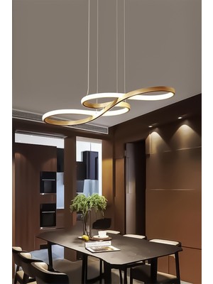 Modern Rimaldo Eskitme Sarkıt LED Avize, Salon, Mutfak ve Oda Için Parlaklık