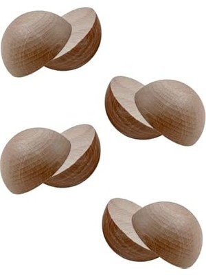 Ave Dıy Waldorf Ahşap Yarım Küre 8 Adet