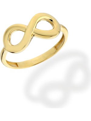 Oroline Jewelry 14 Ayar Altın Aşkın Sonsuzluğu Yüzük