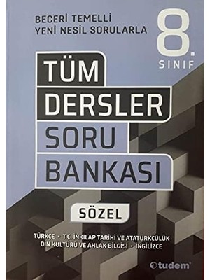 8. Sınıf Tüm Dersler Beceri Temelli Soru Bankası Sözel