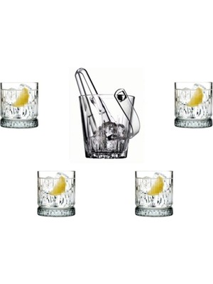 Buz Kovalı Viski Seti 4 Kişilik