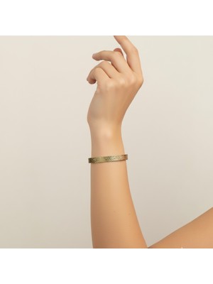 Sevil Gülgün Fine Crafts Saf Pirinç El Işlemesi Kadın Bileklik