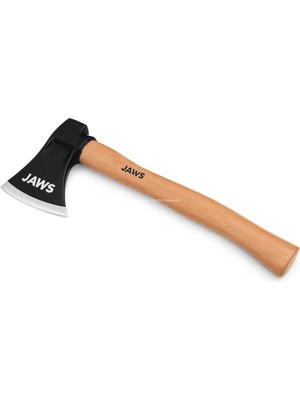 Kamp Baltası, 600 Gram, Dökme Çelik Baş, 35 cm Kayın Sap, Isıl Işlemli, Elektrostatik Toz Boyalı, Normal Tutuş, Odun Kesme, Kamp, Bahçe, Av Kullanımı