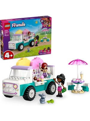 City Dondurma Kamyonu 42644-4 Yaş ve Üzeri Kız ve Erkek Çocukları Için Mini Bebek Içeren Yaratıcı Oyuncak Yapım Seti, Doğum Günü Hediyesi (92 Parça)