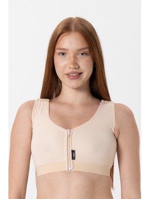 H&A HA-310 Fermuarlı Göğüs Korsesi Sütyen Göğüs Ameliyatı Implant Dikleştirme Küçültme Doğum Sonrası