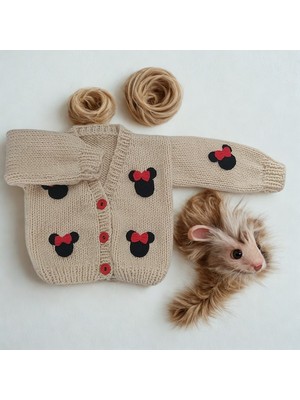 SemFey Örgü Çocuk Hırkası (Mıckey Mause)