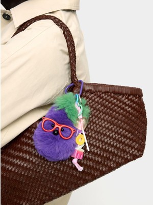 Parfois Ponpon Love Charm Anahtarlık