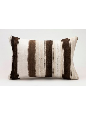 Kilim Wholesale El Yapımı Eski Kilimden Yapılmış Vintage Kırlent Kılıfı, YÜN,40X60CM