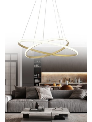 Modern Eskitme Sarkıt LED Avize, 45X35 Cm, Şık ve Zarif Aydınlatma