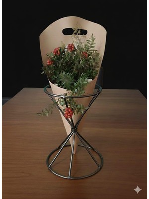 Orbak Kağıtçılık Kraft Çiçek Buket Taşıma Çantası | Buket Sunum ve Taşıma Kılıfı | 10 Adet