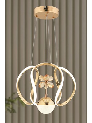 Modern Gold Sarkıt LED Avize, Gün Işığı Işık, Salon ve Mutfak Için
