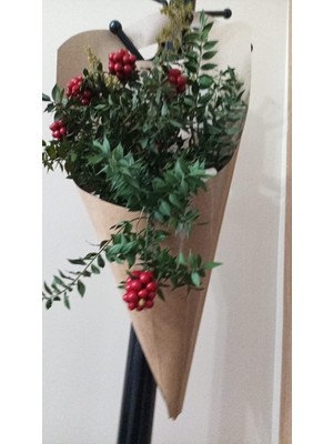 Orbak Kağıtçılık Kraft Çiçek Buket Taşıma Çantası | Buket Sunum ve Taşıma Kılıfı | 100 Adet