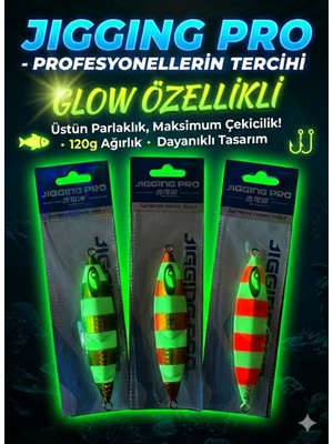 FB Cup 120 gr Glow Serisi Slow Jig Yemi 3'lü Set