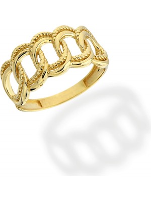 Oroline Jewelry 14 Ayar Altın Samanyolu Yüzük