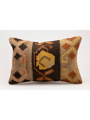 Kilim Wholesale El Yapımı Eski Kilimden Yapılmış Vintage Kırlent Kılıfı, YÜN,40X60CM