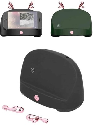 Telefon Tutucu Bluetooth Hoparlör Geyikli Renkli Uzun Ömürlü Grandordesing (4970)