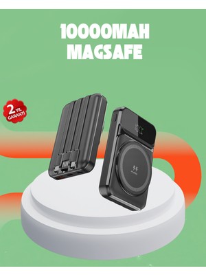 10000 Mah Kablosuz Hızlı Şarj Destekli Powerbank – 15W, PD20W, Type-C Girişli Grandordesing (4