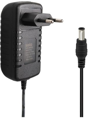 LTG Nova Weko 12 Volt - 2.5 Amper 5.5*2.5 Uçlu Yerli Üretim Plastik Kasa Priz Tipi Adaptör