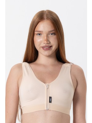 HA-325 Sırtı Kopçalı Fermuarlı Göğüs Korsesi Sütyen Göğüs Ameliyatı Implant Dikleştirme Doğum Sonrası