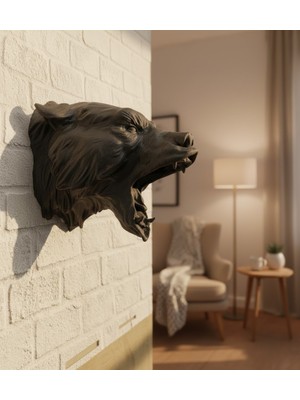 Siyah Ayı Duvar Aksesuarı Modern Asır (4208)
