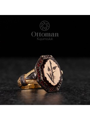 Design Ottoman Kuyumculuk Lale Elif Gümüş Kadın Yüzük
