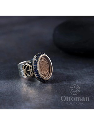 Design Ottoman Kuyumculuk Inşirah Suresi Yazılı Gümüş Kadın Yüzük