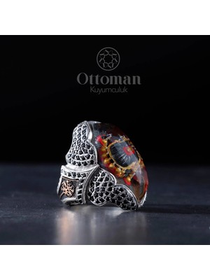 Design Ottoman Kuyumculuk Selimiye Özel Tasarım Gümüş Erkek Yüzük