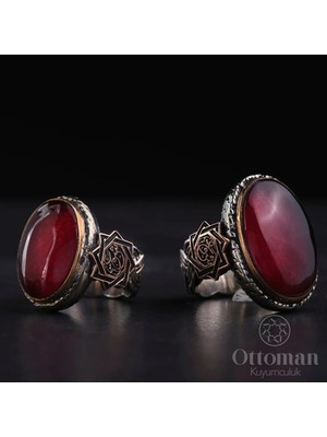 Design Ottoman Kuyumculuk Özel Tasarım Gümüş Yüzük Set