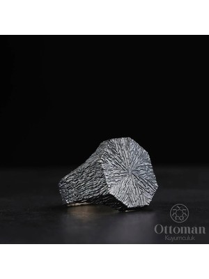 Design Ottoman Kuyumculuk Sade Kasa Gümüş Erkek Yüzük
