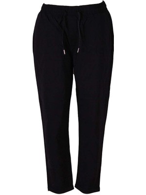 Double 26YD52000013 Siyah Kadın Pantolon X-212B