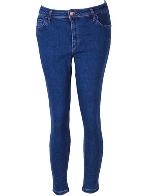 Double 26YD52000006 Mavi Kadın Jean Pantolon 1049