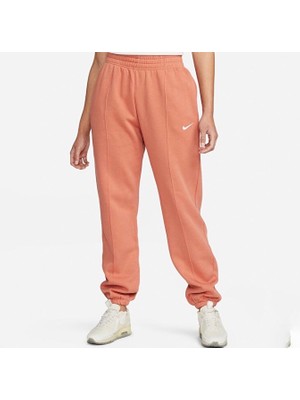 Nike Fleece Sportswear Essential Collection Geniş Kalıp Turuncu Kadın Eşofman Altı BV4089-827