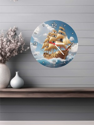 Altınuç Art Design 3D Görünümlü Ahşap Duvar Saati V12 24X24 cm