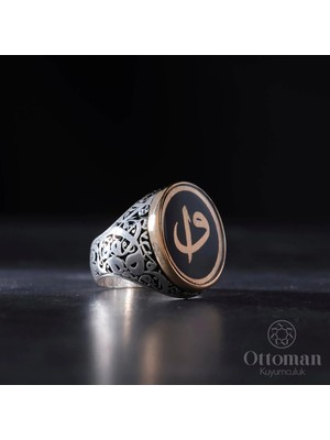Design Ottoman Kuyumculuk Elif Vavlı Gümüş Erkek Yüzük
