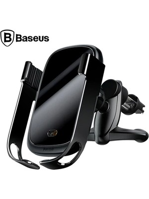 OEM Baseus Rock-Solid Tam Otomatik 10W Wireless Kablosuz Araç Şarj TUTUCU-(5775) - ME0028-5VEAF1