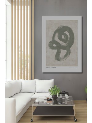 Teona Ahşap Dekoratif Ahşap Dikdörtgen Tablo Soyut Sanat