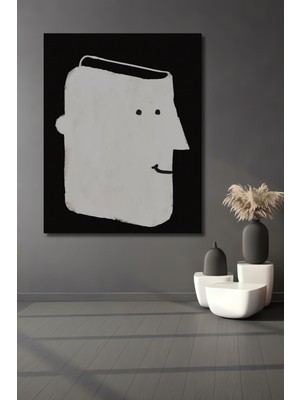 Teona Ahşap Dekoratif Ahşap Dikdörtgen Tablo Kitap Adam