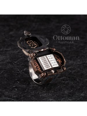 Design Ottoman Kuyumculuk Ottoman Ikra Camii Model Gümüş Erkek Yüzük