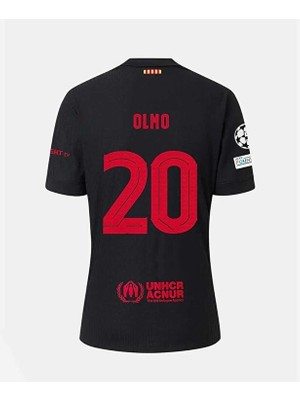 Candy Cup B.a.r.c.e.l.o.n.a 2024/25 Yeni Sezon Dani Olmo Deplasman Forması (Black Kit)
