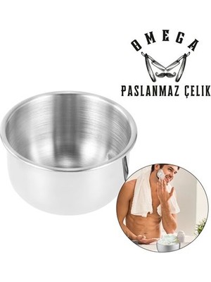 OEM Hsnet Omega Paslanmaz Çelik Tıraş Tası - ME0028-5USBA0