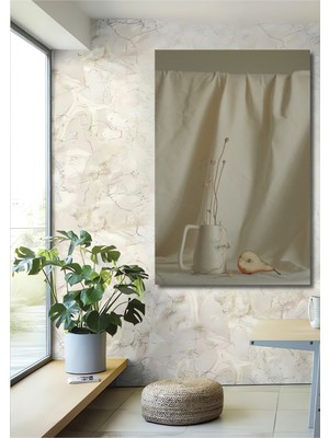 Teona Ahşap Dekoratif Ahşap Dikdörtgen Tablo Sade Zarafet