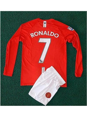 Candy Cup M.unitedd Ronaldo Uzun Kol Çocuk Forması