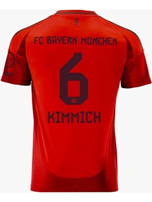 Candy Cup Bayern/münih 2024/25 Yeni Sezon Joshua Kimmich Iç Saha Forması(Red Kit)